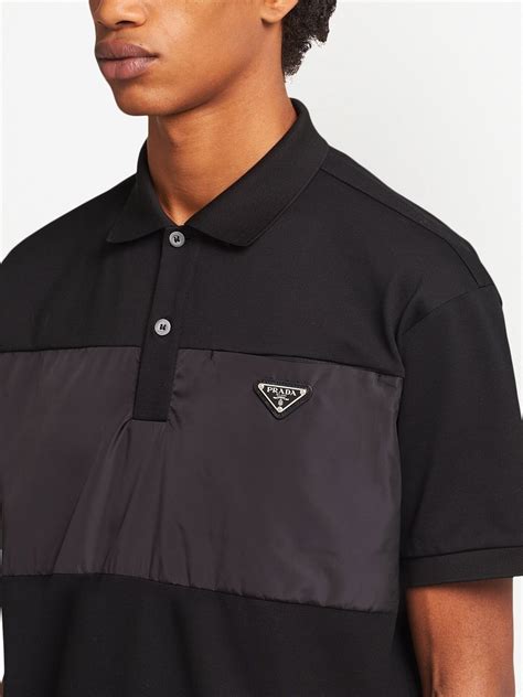 polo gialla e viola strisce prada|Prada Polo Shirts for Men .